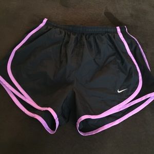 Black & Purple Nike Dri-Fit Shorts